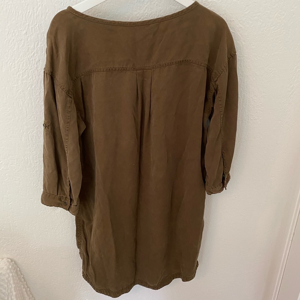 Three dots anthropologie utility shirt dress - Picture 7 of 12